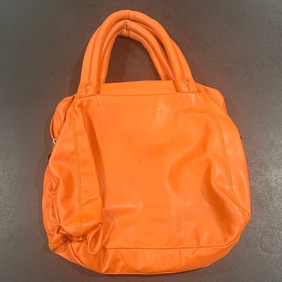 Emporio Armani Vibrant Orange Tote Bag - Picture 3 of 3